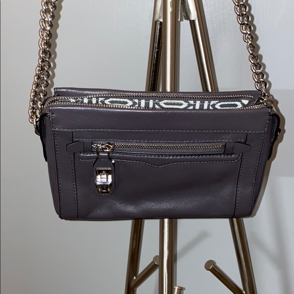 Rebecca Minkoff mini purse grey crossbody